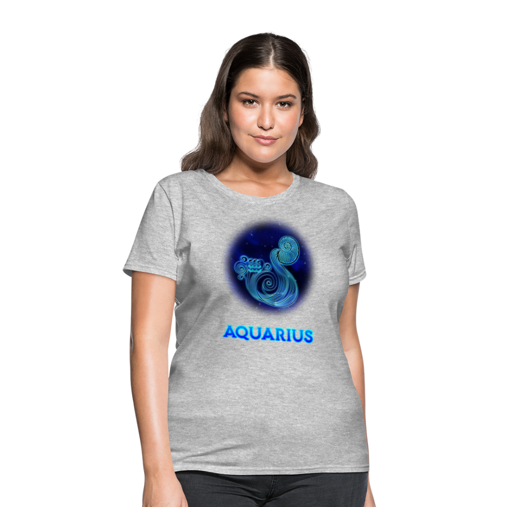 Women's Stellar Aquarius T-Shirt - heather gray