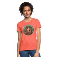 Thumbnail for Women's Mythical Virgo T-Shirt - heather coral