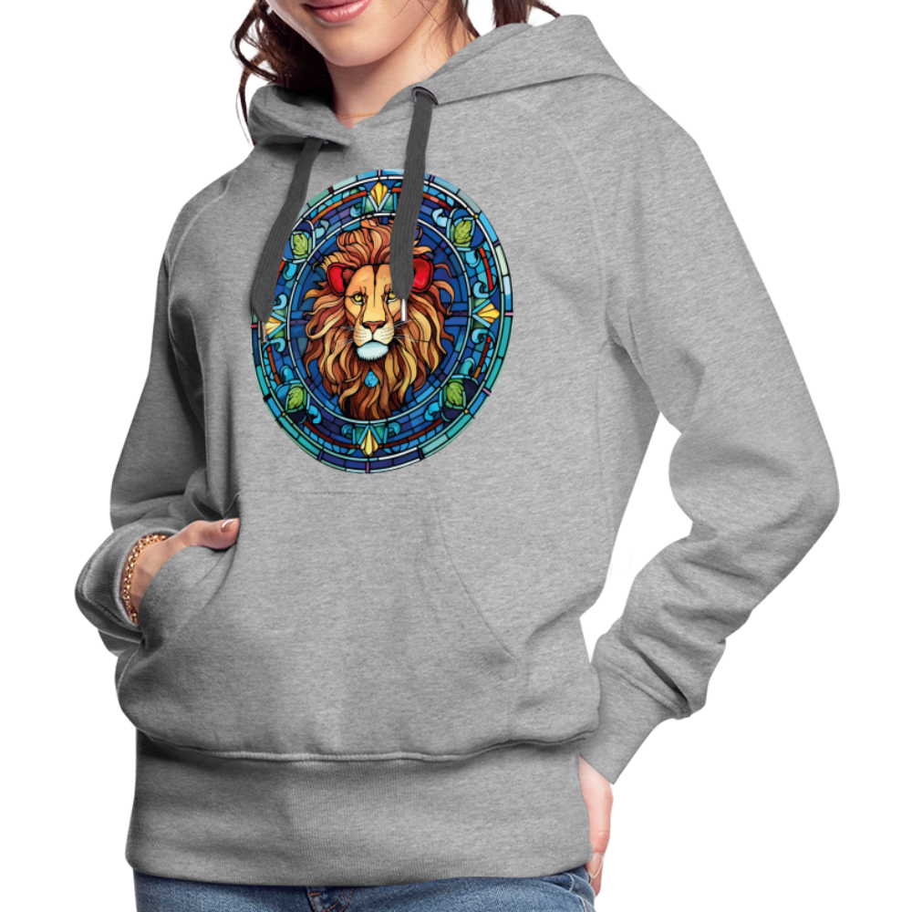 Women’s Mosaic Leo Premium Hoodie - heather grey