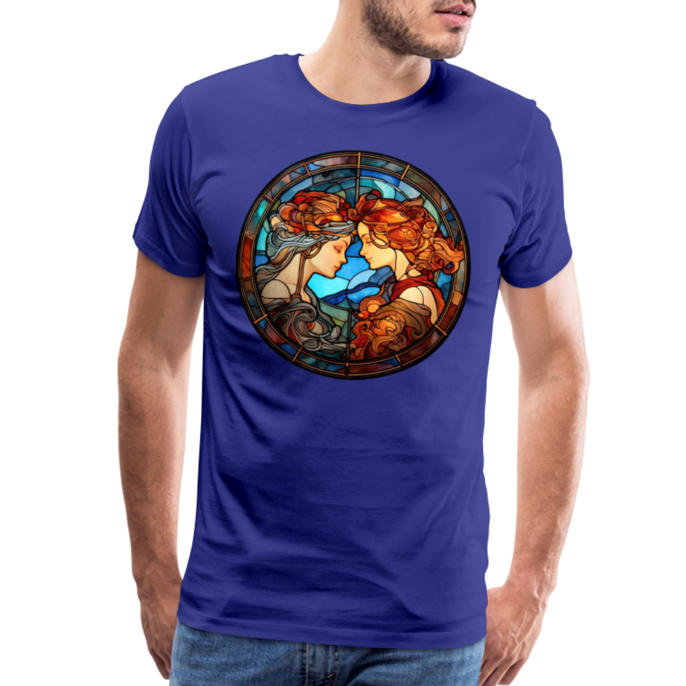 Men's Mosaic Gemini Premium T-Shirt - royal blue