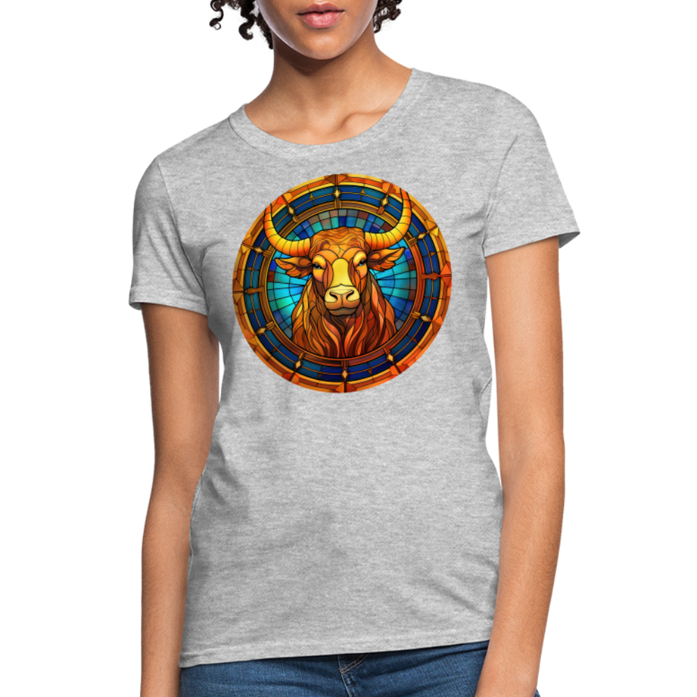 Women's Mosaic Taurus T-Shirt - heather gray