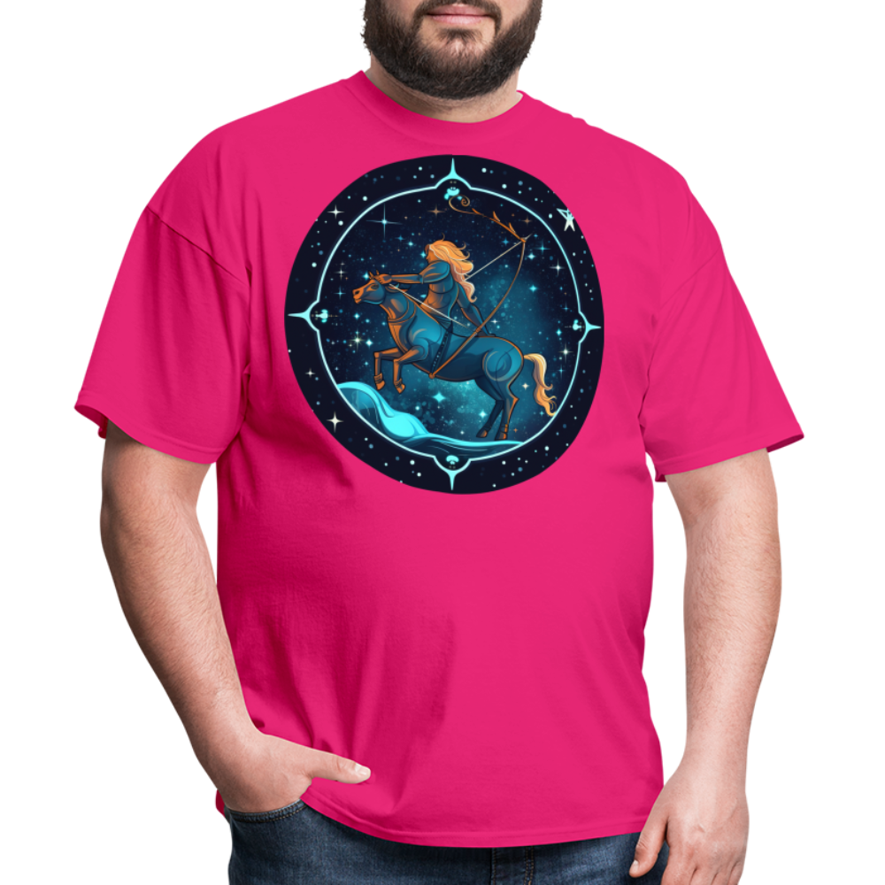 Men's Magic Sagittarius Classic T-Shirt - fuchsia