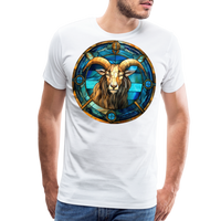 Thumbnail for Men's Mosaic Capricorn Premium T-Shirt - white