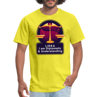 Thumbnail for Men's Glow Libra Classic T-Shirt - yellow