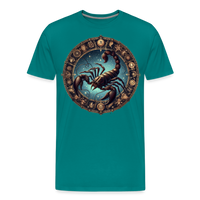 Thumbnail for Men's Mythical Scorpio Premium T-Shirt - teal