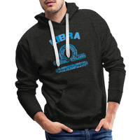 Thumbnail for Men's Power Words Libra Premium Hoodie - charcoal grey