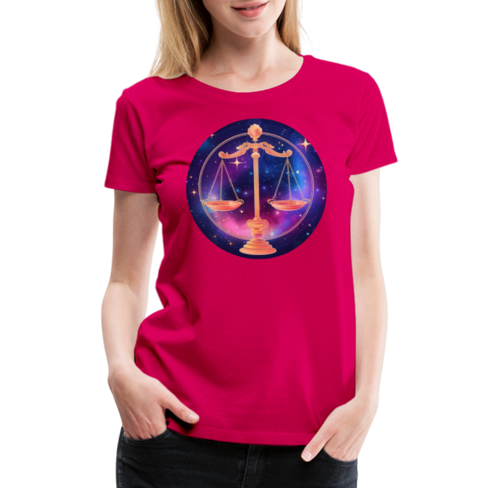 Women’s Magic Libra Premium T-Shirt - dark pink