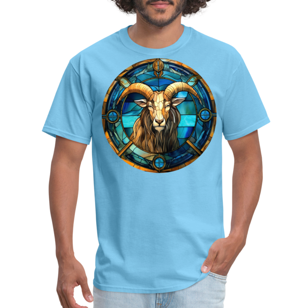 Men's Mosaic Capricorn Classic T-Shirt - aquatic blue