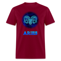 Thumbnail for Men's Stellar Aries Classic T-Shirt - burgundy