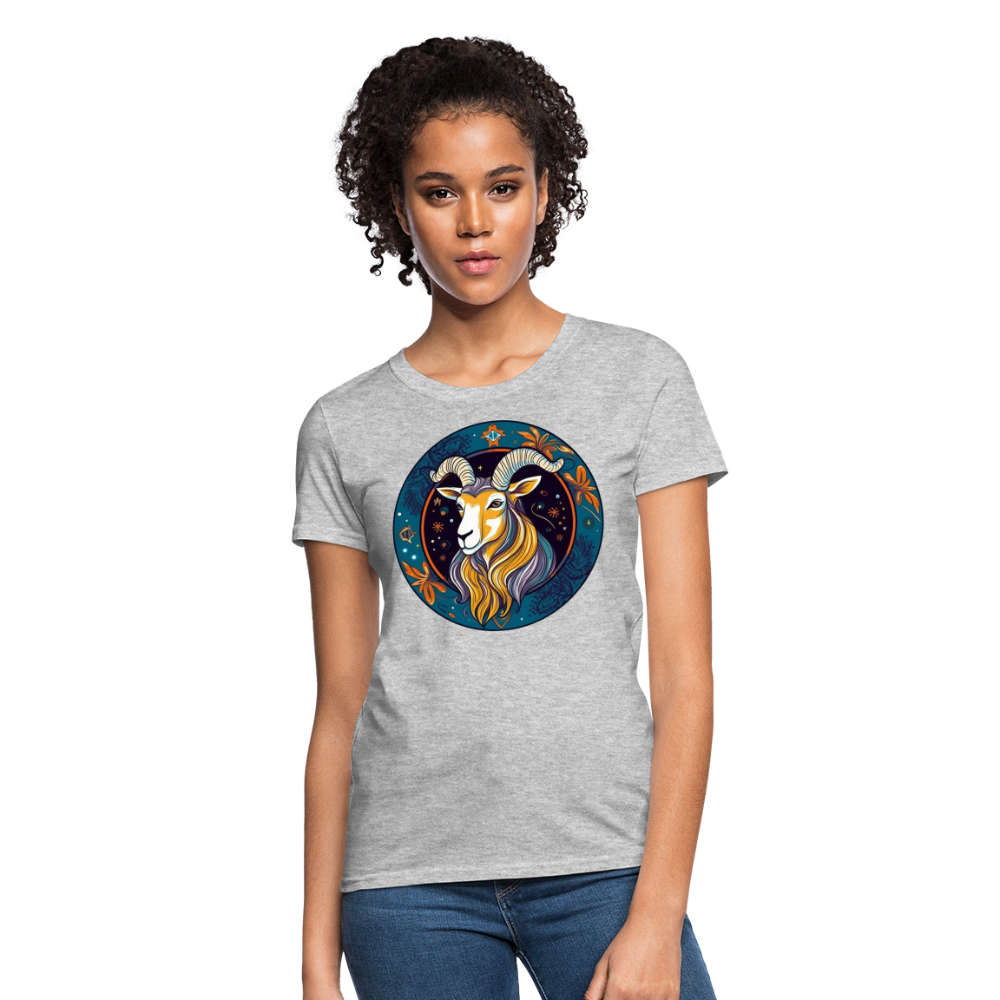 Women's Mythical Capricorn T-Shirt - heather gray