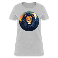 Thumbnail for Women's Mystic Leo T-Shirt - heather gray