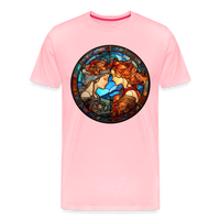 Thumbnail for Men's Mosaic Gemini Premium T-Shirt - pink