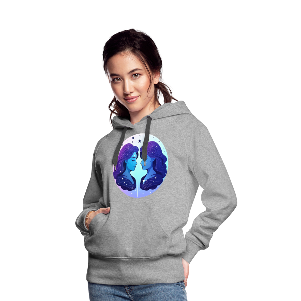 Women’s Magic Gemini Premium Hoodie - heather grey