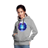 Thumbnail for Women’s Magic Gemini Premium Hoodie - heather grey