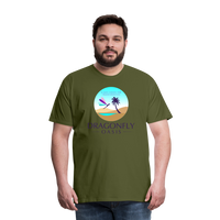 Thumbnail for Men's Dragonfly Oasis V.1 Premium T-Shirt - olive green