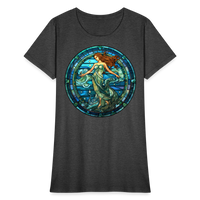 Thumbnail for Women's Mosaic Aquarius T-Shirt - heather black