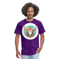 Thumbnail for Men's Symbol Taurus Classic T-Shirt - purple