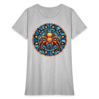 Thumbnail for Women's Mosaic Cancer T-Shirt - heather gray