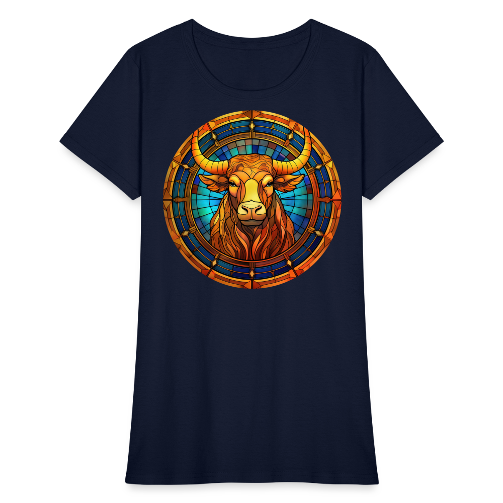 Women's Mosaic Taurus T-Shirt - navy