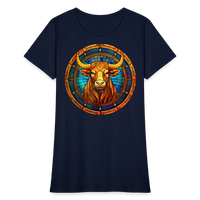 Thumbnail for Women's Mosaic Taurus T-Shirt - navy