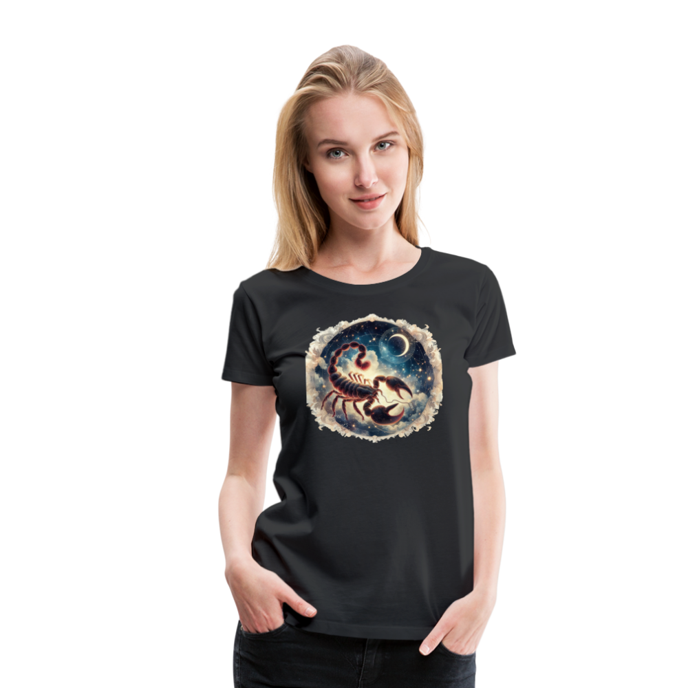 Women’s Mythical Scorpio Premium T-Shirt - black