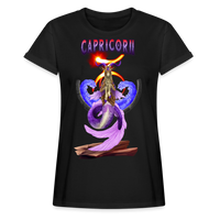 Thumbnail for Women's Capricorn Relaxed Fit T-Shirt - black