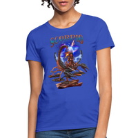 Thumbnail for Women's Astral Scorpio T-Shirt - royal blue