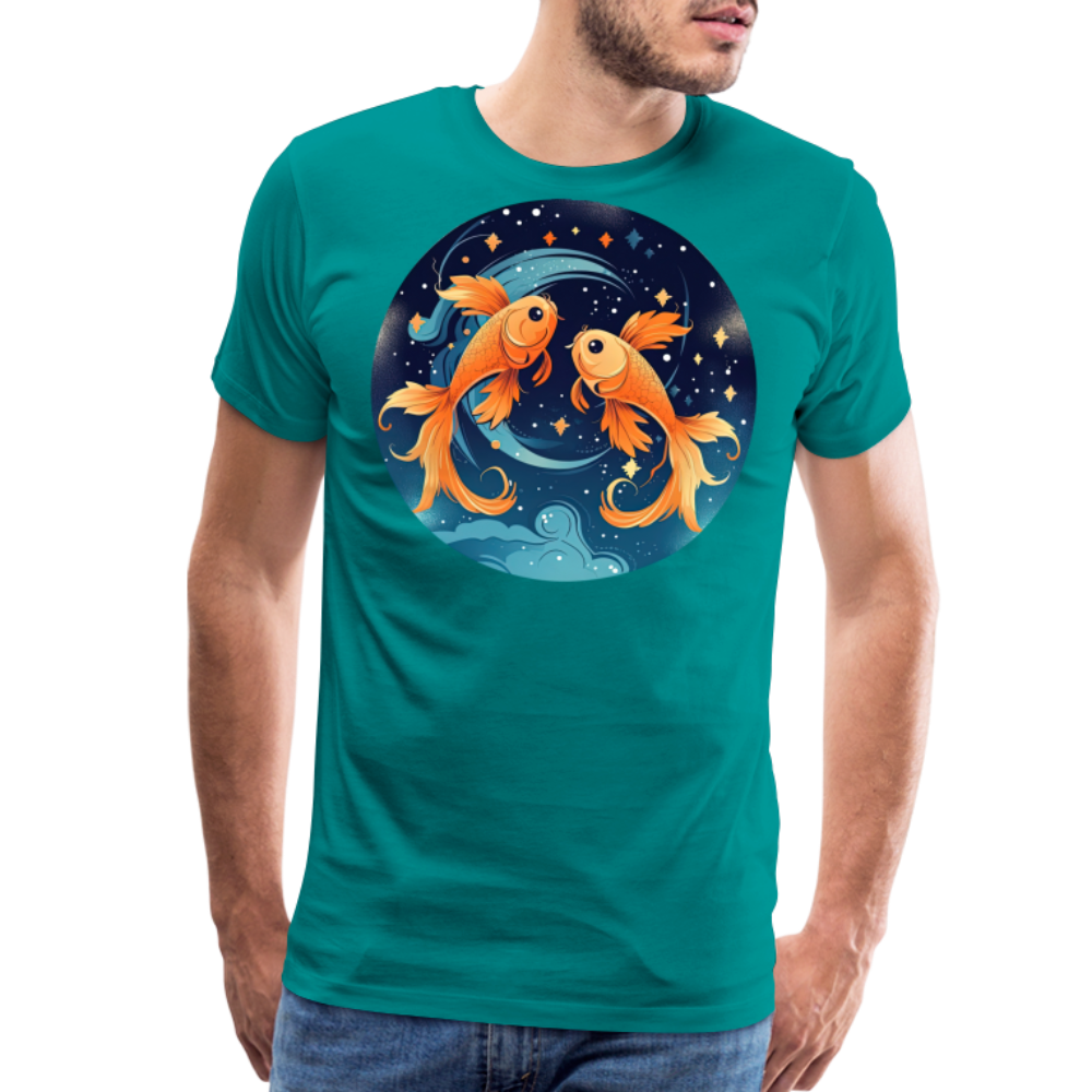 Men's Magic Pisces Premium T-Shirt - teal