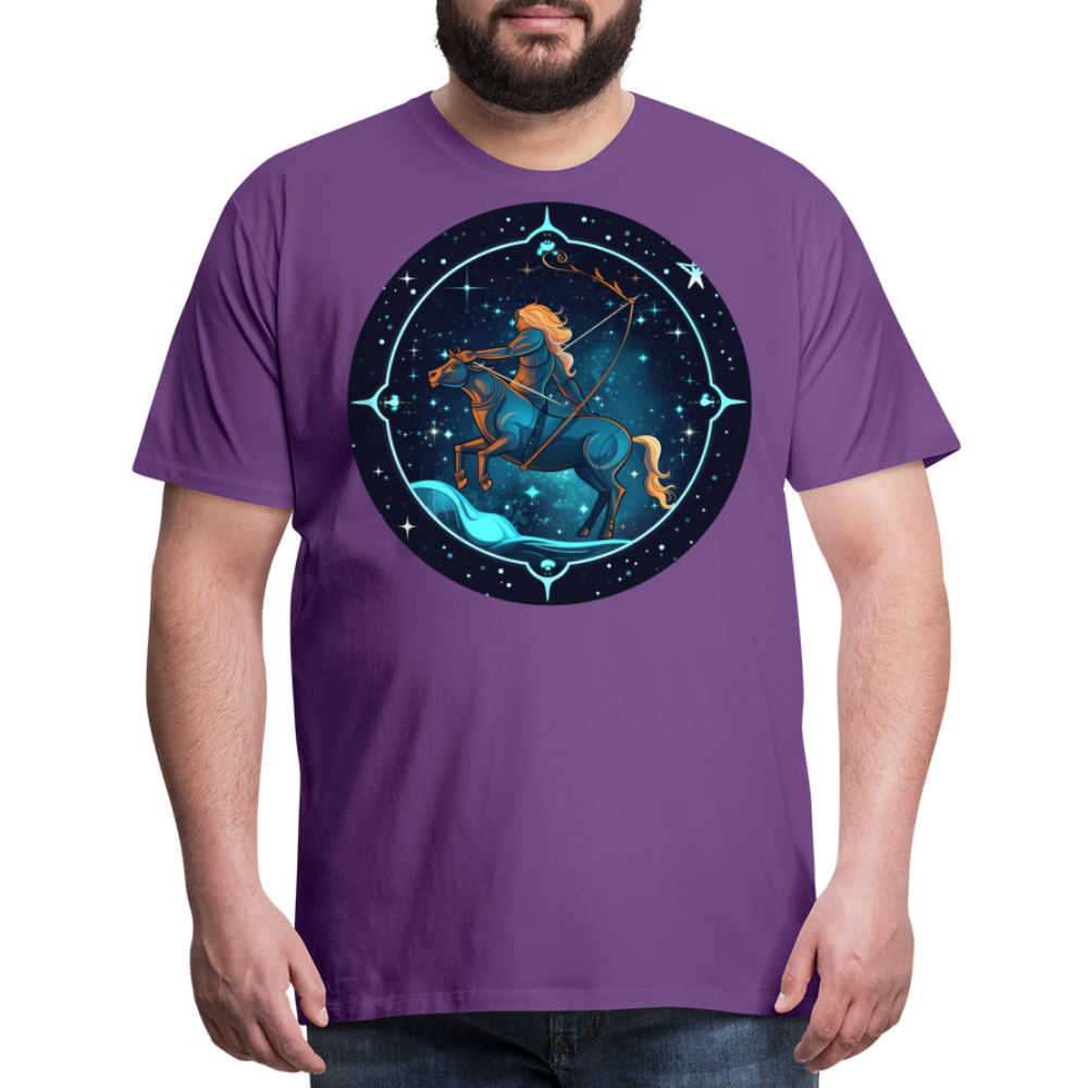 Men's Magic Sagittarius Premium T-Shirt - purple