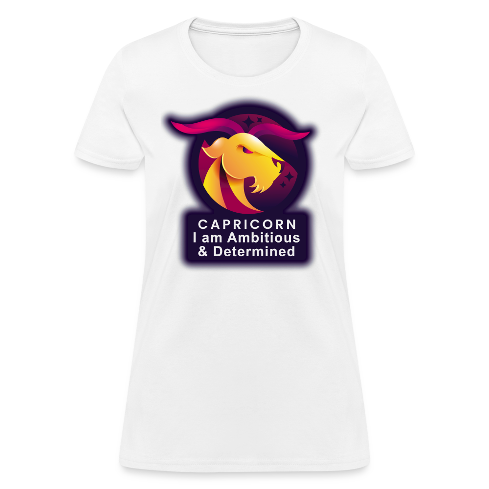 Women's Glow Capricorn T-Shirt - white