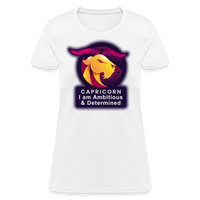 Thumbnail for Women's Glow Capricorn T-Shirt - white