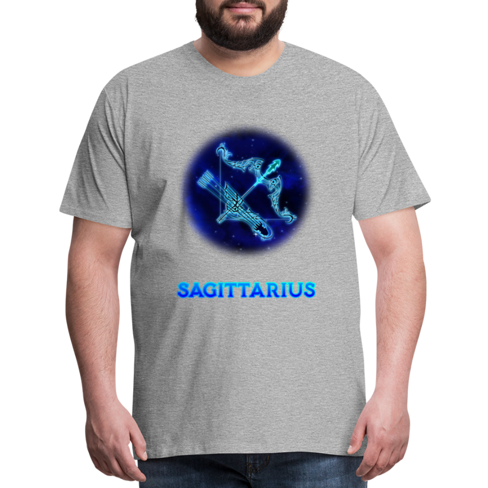 Men's Sagittarius Premium T-Shirt - heather gray