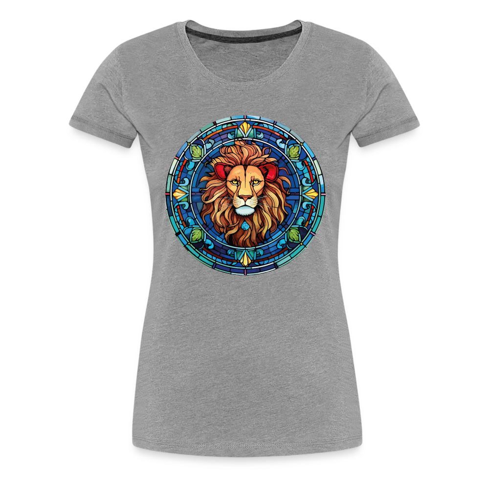 Women's Mosaic Leo Premium T-Shirt - heather gray