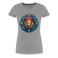 Thumbnail for Women's Mosaic Leo Premium T-Shirt - heather gray