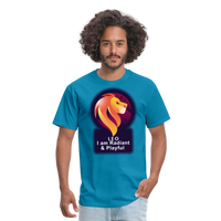 Thumbnail for Men's Glow Leo Classic T-Shirt - turquoise