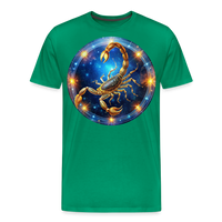 Thumbnail for Men's Mystic Scorpio Premium T-Shirt - kelly green