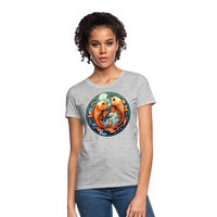 Thumbnail for Women's Symbol Pisces T-Shirt - heather gray