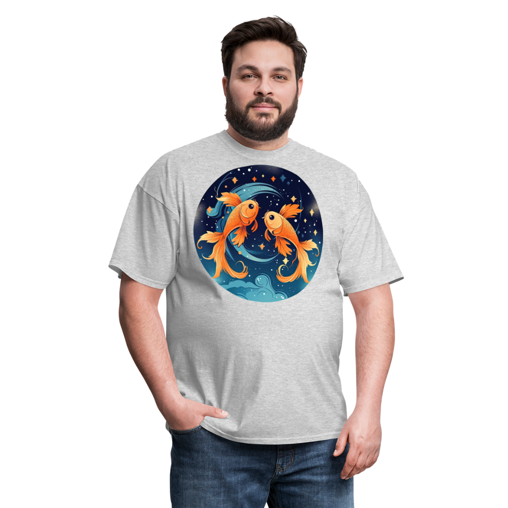 Men's Magic Pisces Classic T-Shirt - heather gray