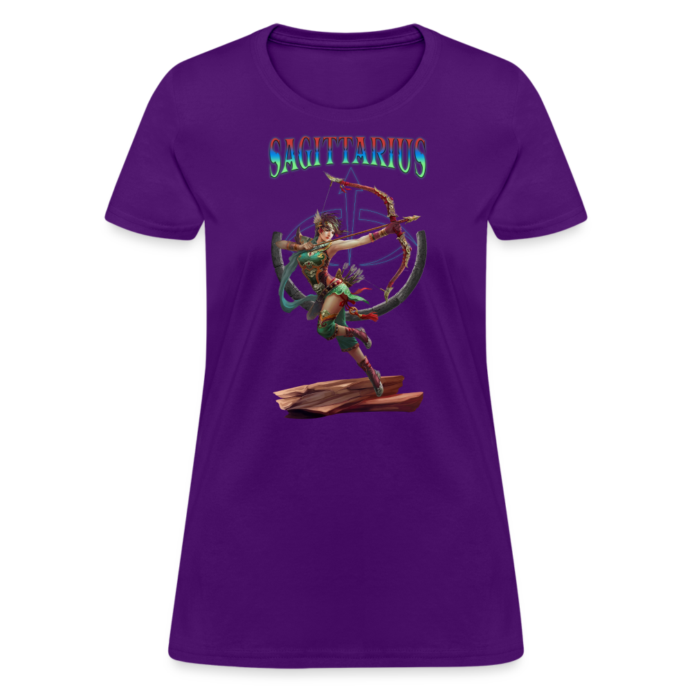 Astral Sagittarius Women's T-Shirt - purple