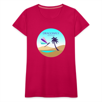 Thumbnail for Women's Dragonfly Oasis V.2 Premium T-Shirt - dark pink