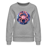 Thumbnail for Women’s Mythical Cancer Premium Sweatshirt - heather grey