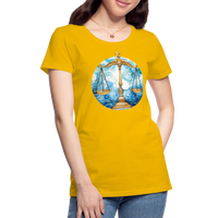 Thumbnail for Women’sMythical Libra Premium T-Shirt - sun yellow