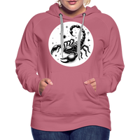 Thumbnail for Women’s Magic Scorpio Premium Hoodie - mauve