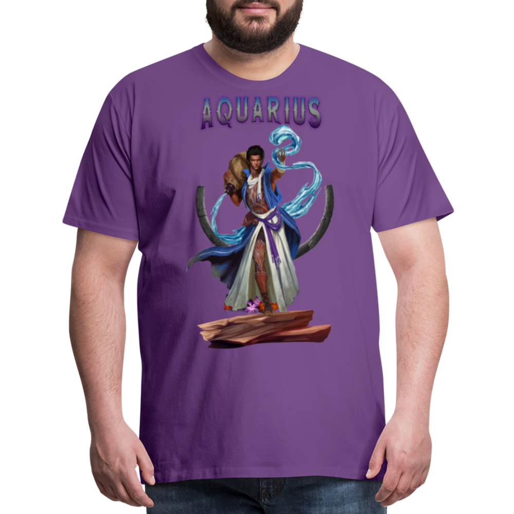 Men's Astral Aquarius Premium T-Shirt - purple