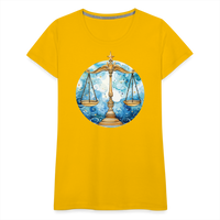 Thumbnail for Women’sMythical Libra Premium T-Shirt - sun yellow