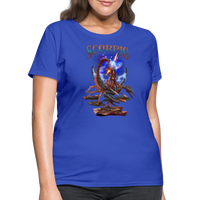 Thumbnail for Women's Astral Scorpio T-Shirt - royal blue