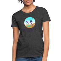 Thumbnail for Women's Dragonfly Oasis V.1 Capricorn T-Shirt - heather black