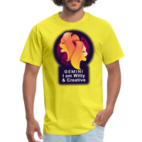 Thumbnail for Men's Glow Gemini Classic T-Shirt - yellow