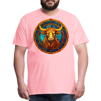 Thumbnail for Men's Mosaic Taurus Premium T-Shirt - pink