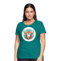 Thumbnail for Women’s Symbol Taurus Premium T-Shirt - teal